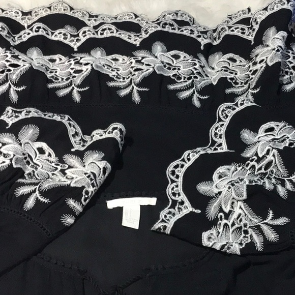 Forever 21 embroidered tunic mini dress lined - Picture 7 of 9